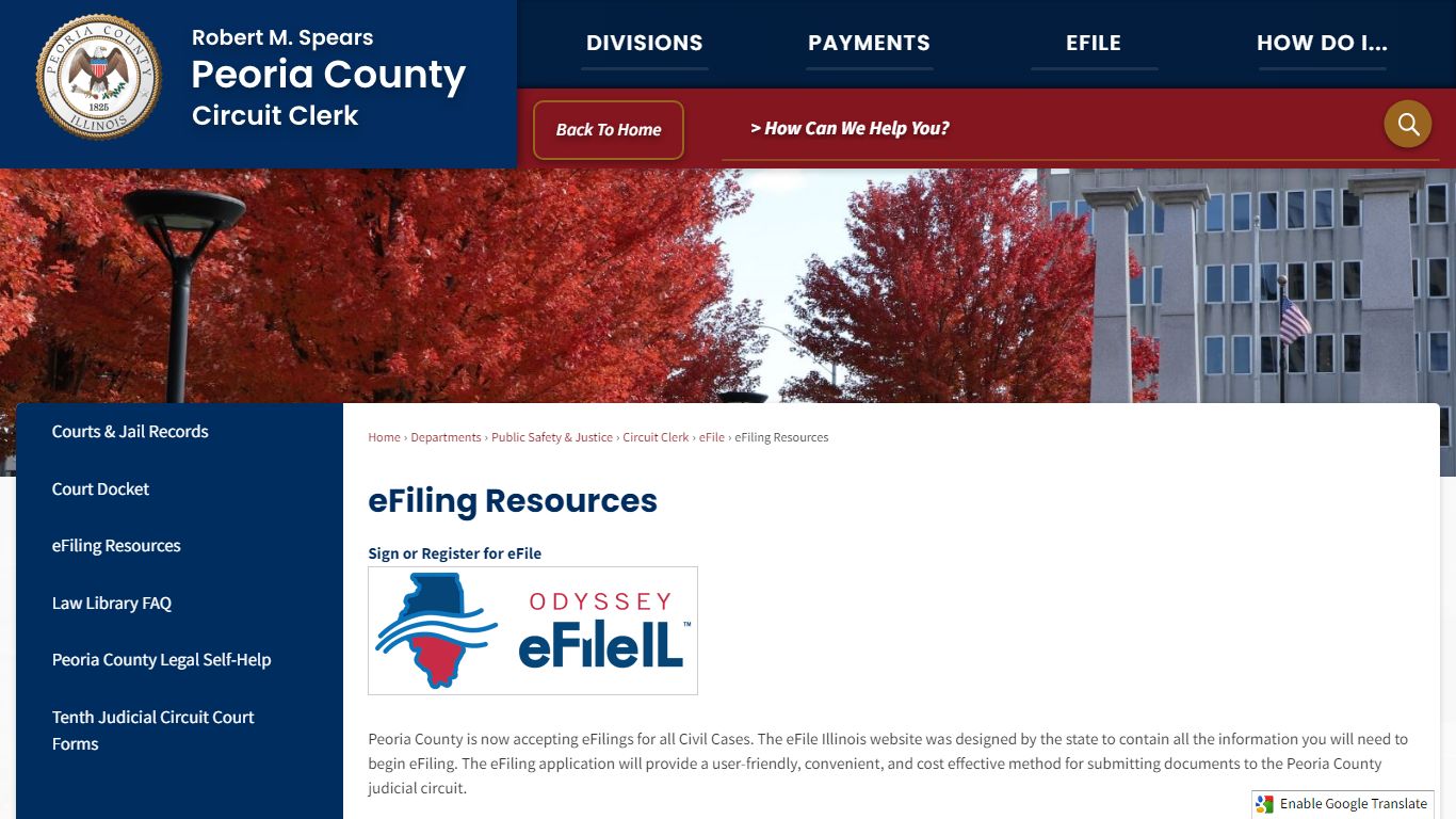 eFiling Resources | Peoria County, IL